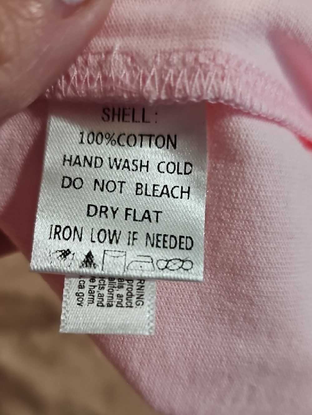 Peach Love California Pink 'Howdy' Graphic Tee with Rose & Horseshoe- Oversized - Picture 5 of 5